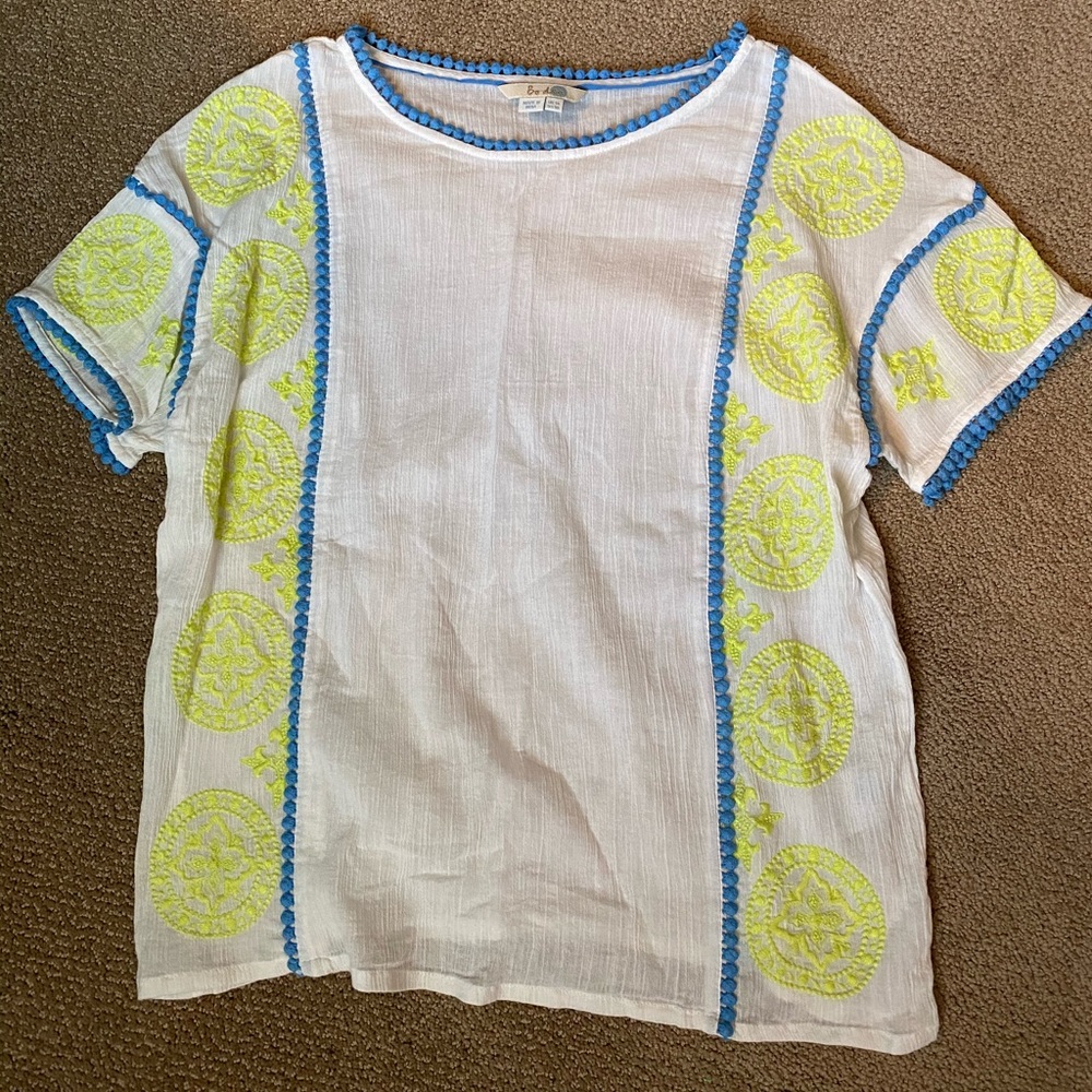Boden Embroidered Top